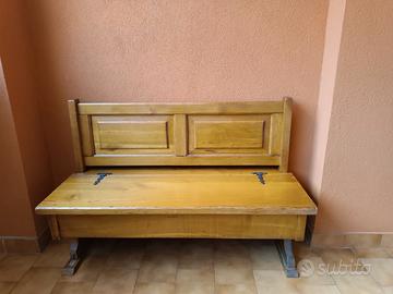 Cassapanca legno rustica vintage