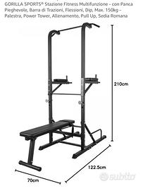 Stazione fitness multifunzione Power Tower