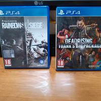 Lotto 2 Giochi PS4: Dead Rising 4 + Rainbow Six