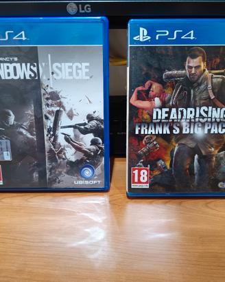 Lotto 2 Giochi PS4: Dead Rising 4 + Rainbow Six