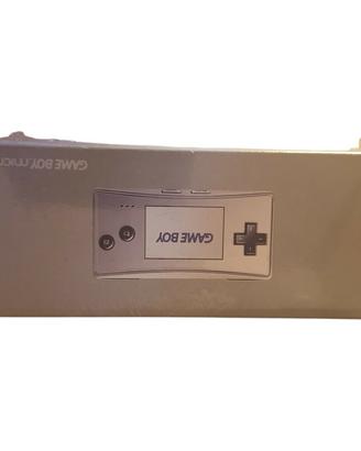 Game boy micro silver nuovo sigillato 
