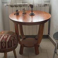 Tavolo rotondo stile vintage/Deco