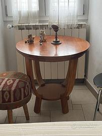 Tavolo rotondo stile vintage/Deco