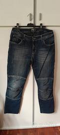 Pantaloni jeans da moto donna
