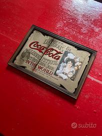 Specchio / Quadro Coca-Cola vintage