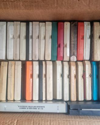 varie cassette stereo 8 vintage 