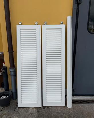 persiana a 2 ante scorrevoli in pvc nuova  