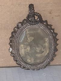 antica reliquia in argento 