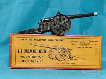 Britains Ltd. 4.7" Naval Gun anni'40/'50