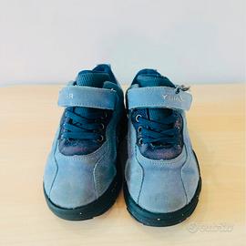 scarpe bambino velcro taglia 28 comode scuola blu