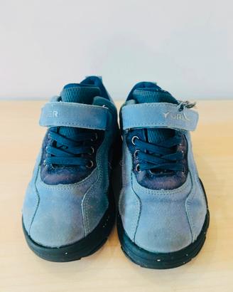 scarpe bambino velcro taglia 28 comode scuola blu