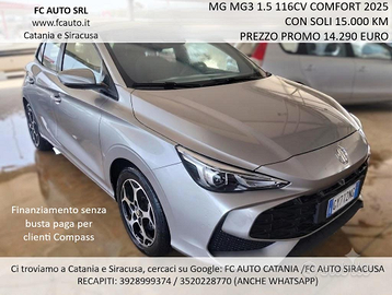 MG MG3 1.5 COMFORT PARI AL NUOVO 2025
