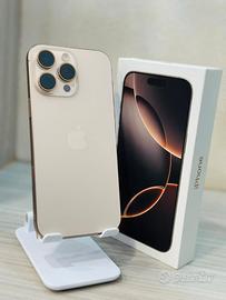 IPHONE 16 PRO MAX 256 GIGA CON GARANZA 12 MESI