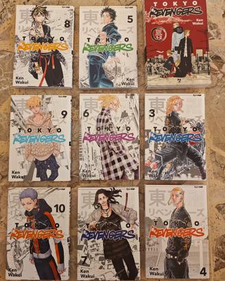 Manga "Tokyo Revengers" Volumi da 1 a 10