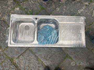 Lavello in acciaio Franke 2 vasche gocciolatoio dx