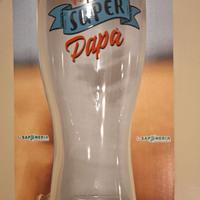 Bicchiere da birra per il papà