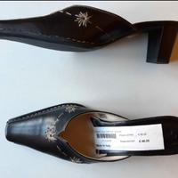 Scarpe Sabot in Pelle