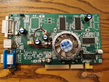 Lotto schede grafiche AGP e PCI da testare