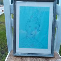 Quadro studio a penna di arlecchino
