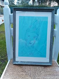 Quadro studio a penna di arlecchino
