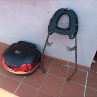  telaio più bauletto Honda Hornet 