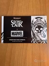 MTG Spider Man Secret Lair Mana Symbiote - Nuovo