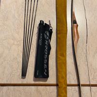 Set con arco frecce e faretra - Arco Fox 62”/25lbs