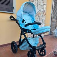 Kit passeggino + ovetto + borsa + seggiolino auto