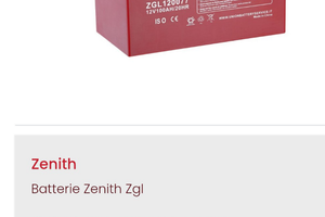 Batteria AGM 100 ah per camper