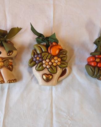 Tris sospensioni Thun ceramica vintage 