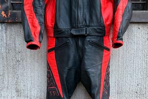 COMPLETO MOTO/ TUTA DIVISIBILE PELLE DAINESE TG 54