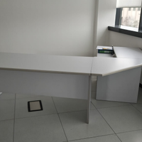 Scrivania angolare ufficio bianca - Usata