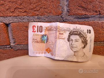 Banconota 10 sterline inglesi