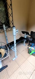 panca multifunzione gambe e bilanciere