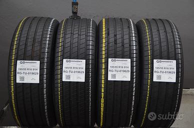4 pneumatici michelin 195/55 r16 91h tu19629