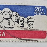 Francobolli USA lotto Stati Uniti Monte Rushmore