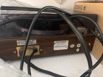 giradischi pioneer casse e ampli Yamaha