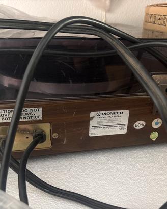 giradischi pioneer casse e ampli Yamaha