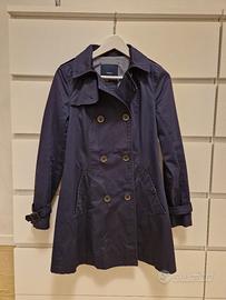 Trench donna Bershka blu taglia M