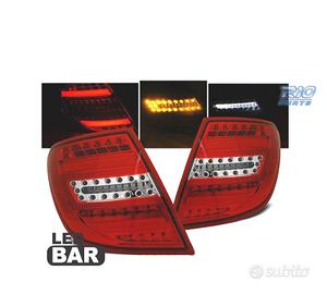 FANALI PER MERCEDES CLASSE C S204 SW 07-11 BAR LED