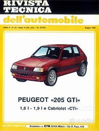 Manuale d'Officina Peugeot 205 1.6 e 1.9 GTI