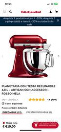Kitchenaid con accessori