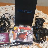 PS2 - Playstation 2 + doppio controller + giochi