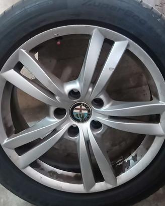 Cerchi in da 17 più gomme alfa 159