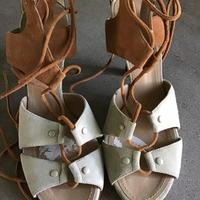 Sandali donna camoscio