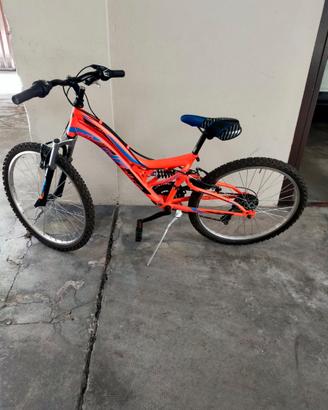 Mountain Bike Full Suspen. Bambino Ruota Diam. 24