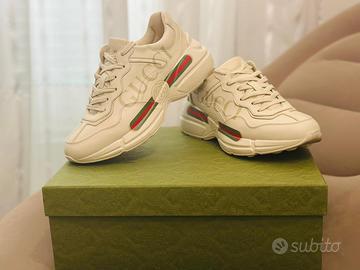 Sneakers Rhiton pelle Gucci 6 US = 40/40.5 UE