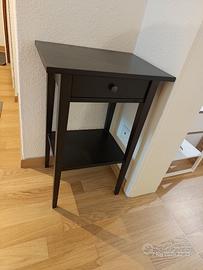 Comodino Ikea Hemnes nero