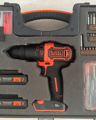 Avvitatore Black & Decker 18V nuovo con scontrino.