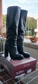 stivale nero donna